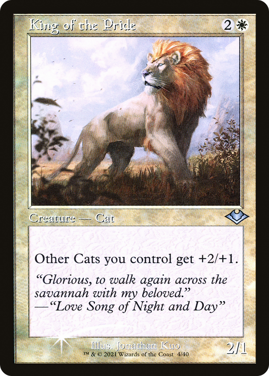 King of the Pride (004) (Retro Frame) - Foil
