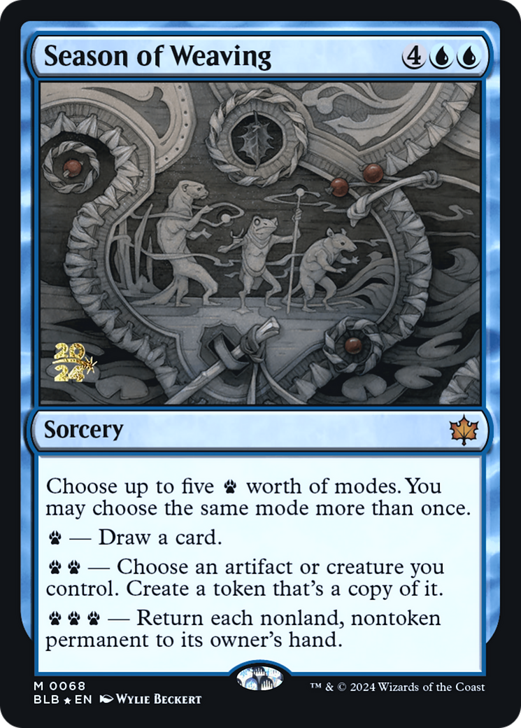 Season of Weaving (0068) (Prerelease) - Foil