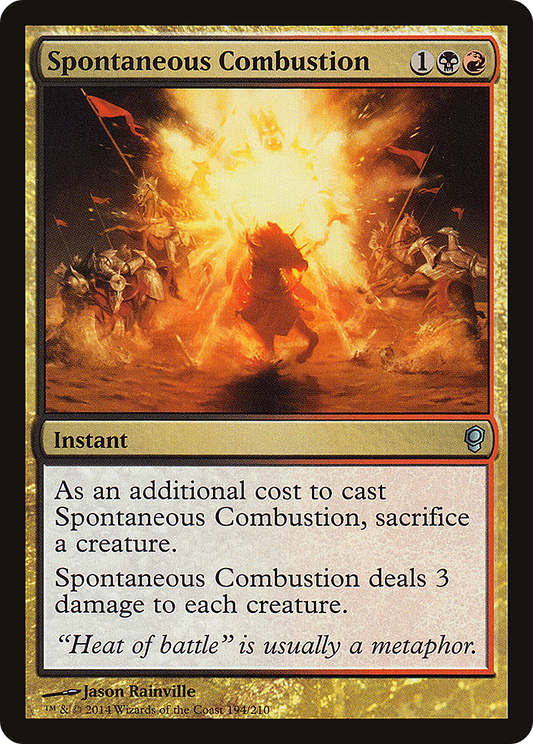 Spontaneous Combustion - Foil