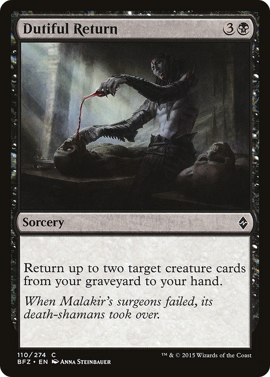 Dutiful Return - Foil