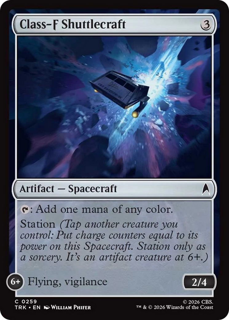 Class-F Shuttlecraft (TRK) - Foil