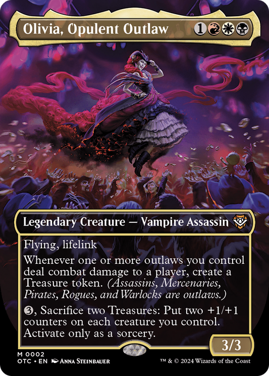 Olivia, Opulent Outlaw (0002) (Borderless) - Foil