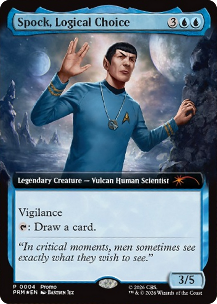 Spock, Logical Choice (0004) (Extended Art) (Promo) (PMEI) - Foil