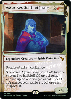 Agrus Kos, Spirit of Justice (0383) (Showcase) - Invisible Ink Foil
