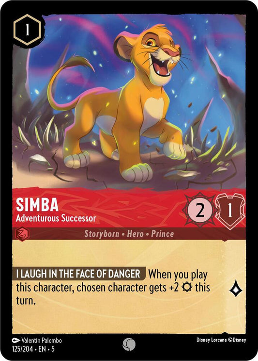 Simba, Adventurous Successor (0125) - Cold Foil