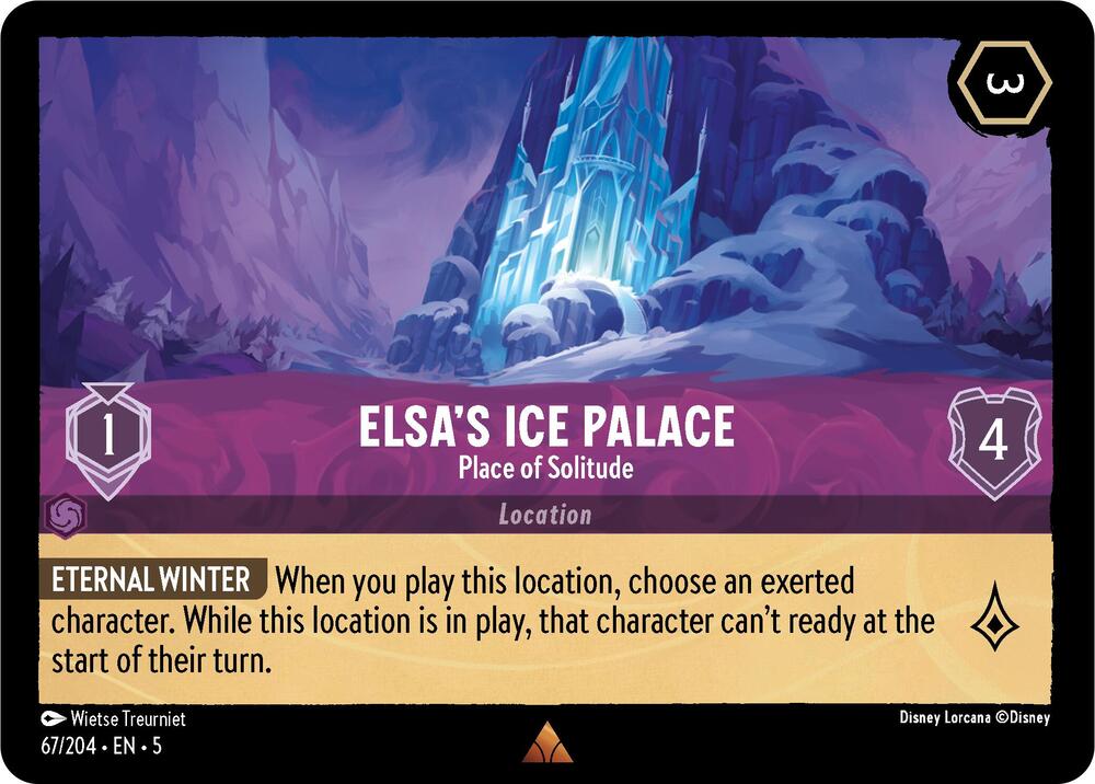 Elsa's Ice Palace, Place of Solitude (0067) - Cold Foil