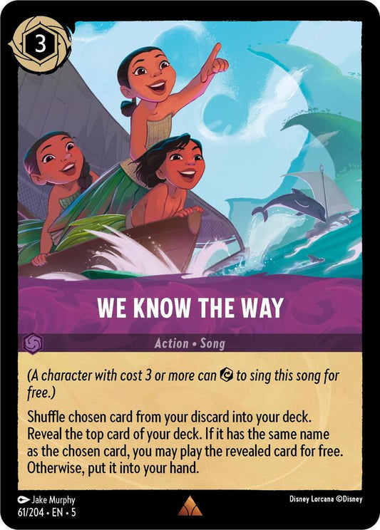 We Know the Way (0061) - Cold Foil