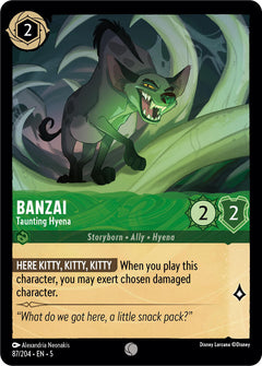 Banzai, Taunting Hyena (0087)