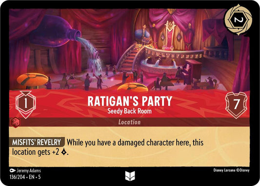 Ratigan's Party, Seedy Back Room (0136) - Cold Foil