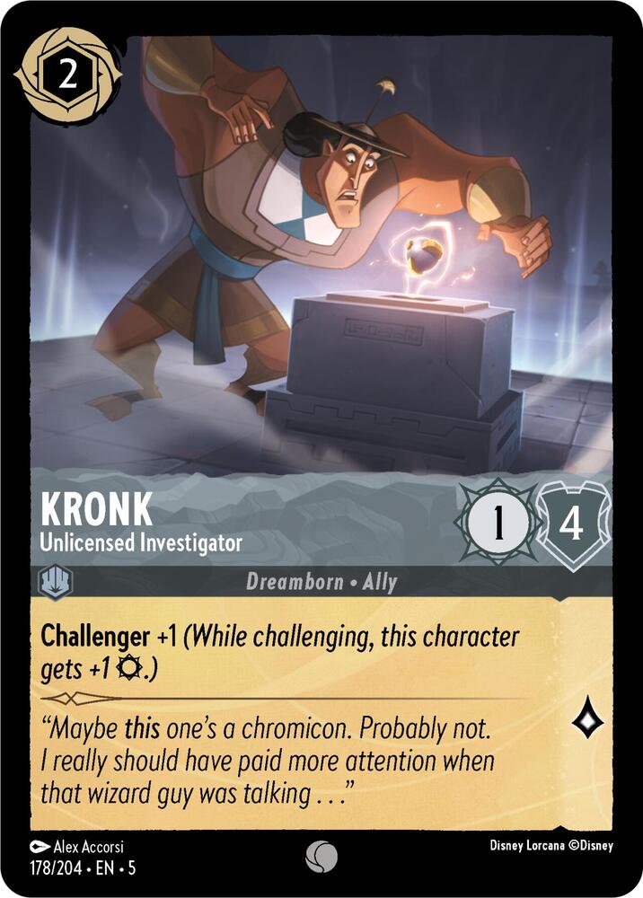 Kronk, Unlicensed Investigator (0178)