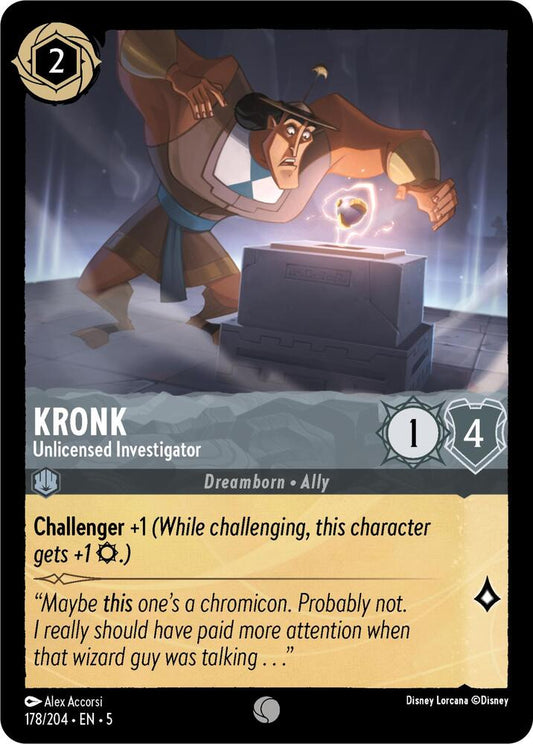Kronk, Unlicensed Investigator (0178)