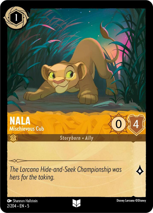 Nala, Mischievous Cub (0002) - Cold Foil