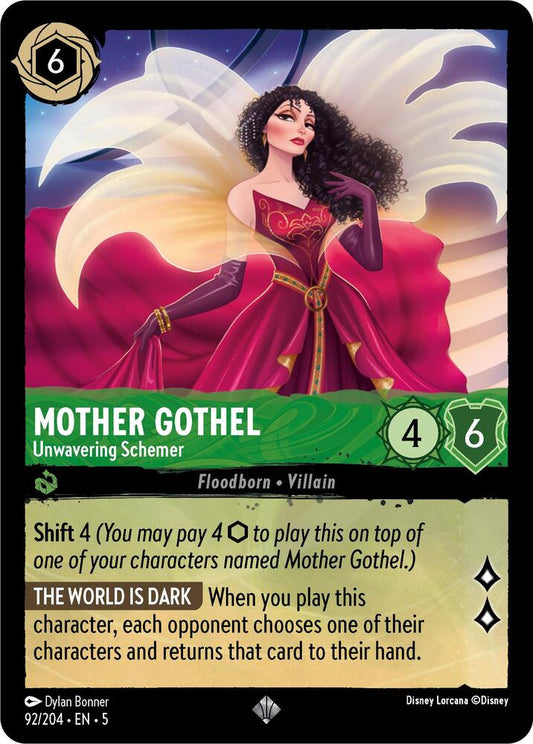 Mother Gothel, Unwavering Schemer (0092) - Cold Foil