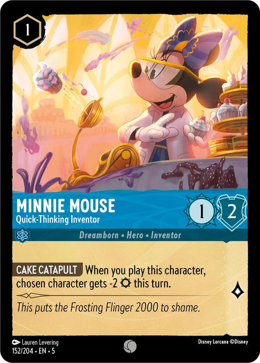 Minnie Mouse, Quick-Thinking Inventor (0152) - Cold Foil