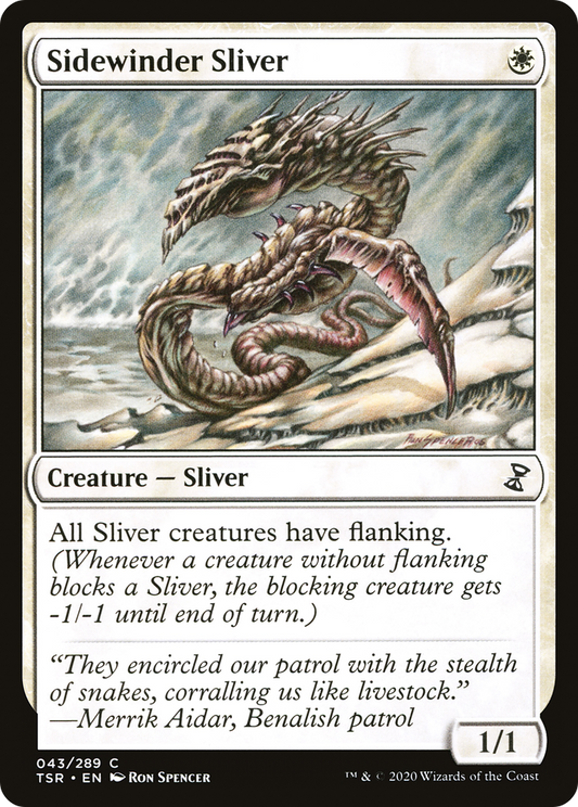 Sidewinder Sliver - Foil