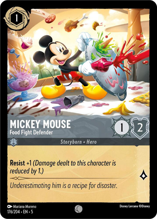 Mickey Mouse, Food Fight Defender (0176) - Cold Foil