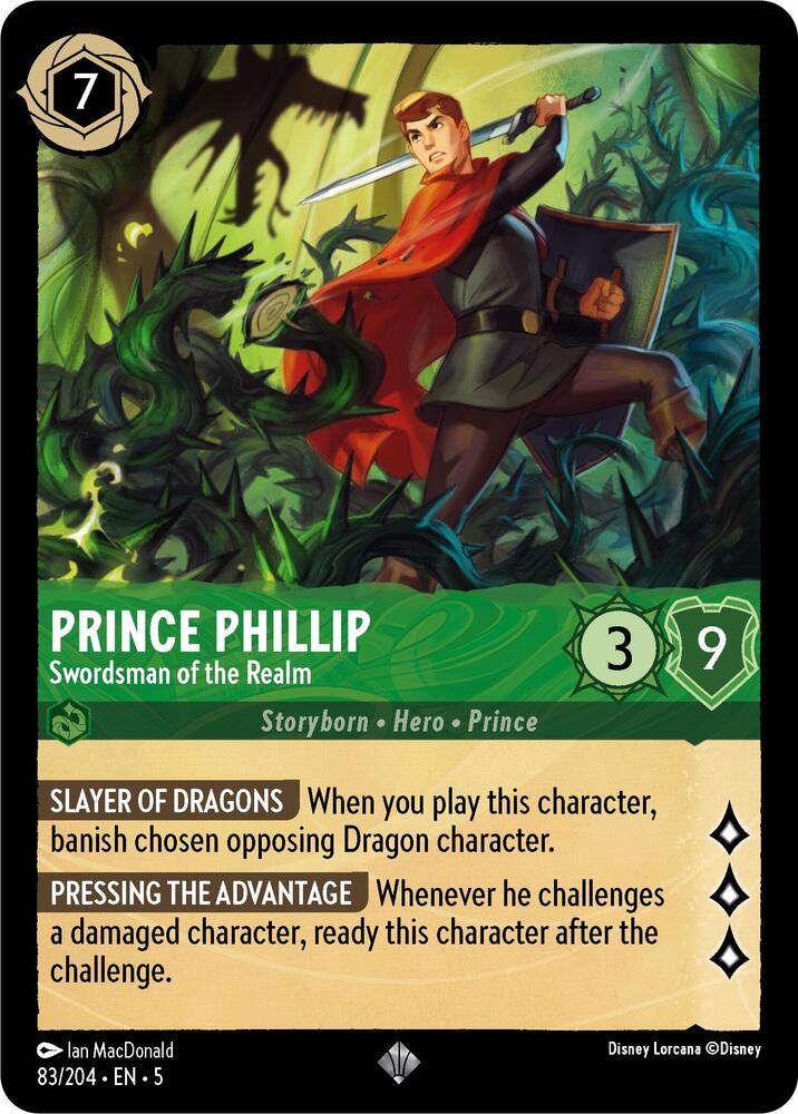 Prince Phillip, Swordsman of the Realm (0083) - Cold Foil