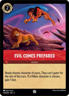 Evil Comes Prepared (0128) - Cold Foil