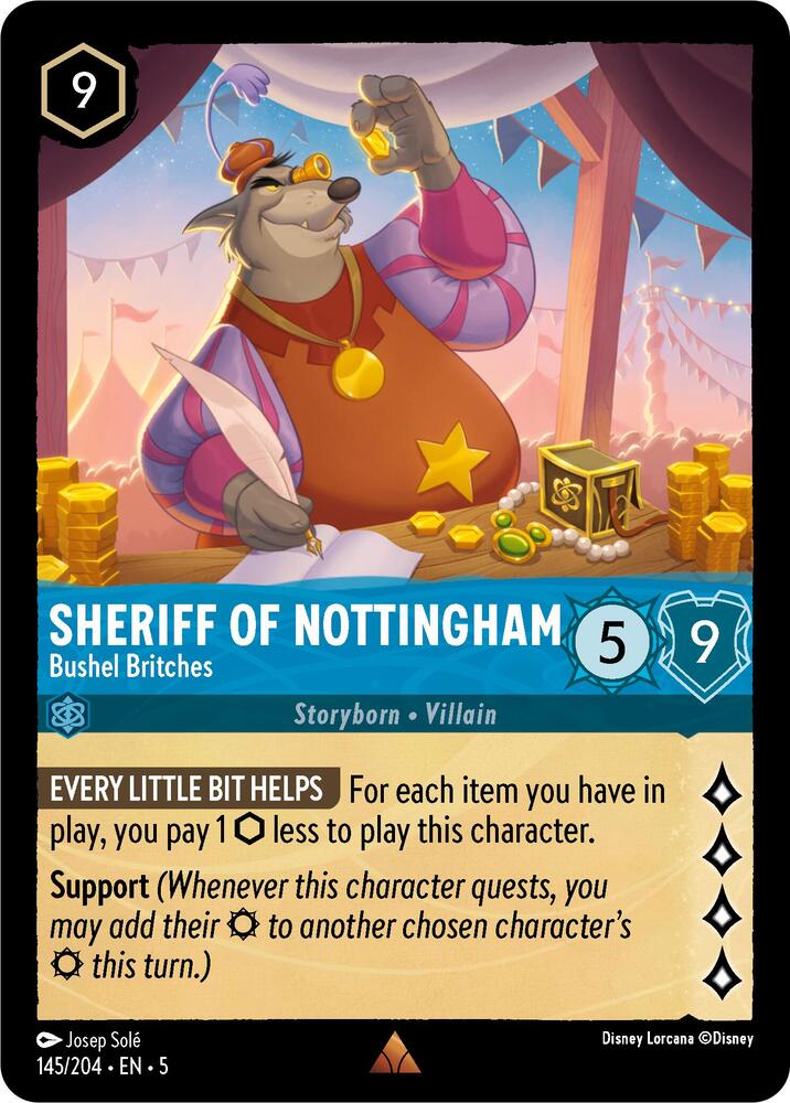 Sheriff of Nottingham, Bushel Britches (0145)