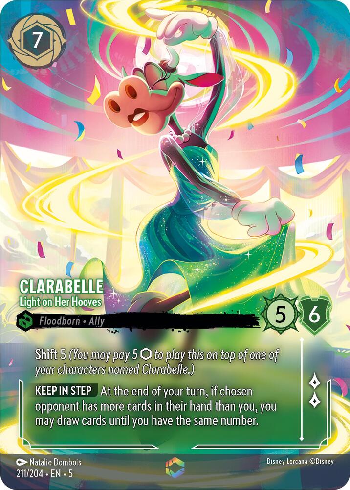 Clarabelle, Light on Her Hooves (0211) (Enchanted)  - Inkwash Foil
