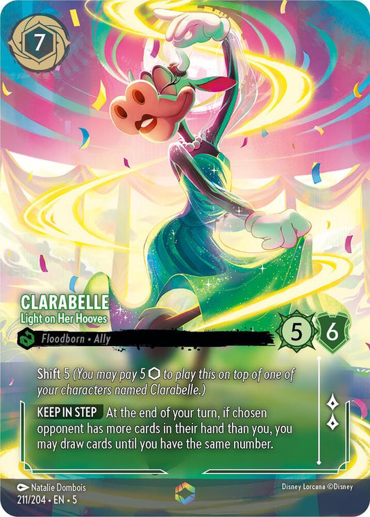 Clarabelle, Light on Her Hooves (0211) (Enchanted)  - Inkwash Foil
