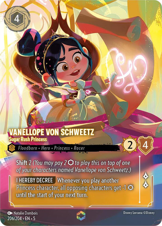 Vanellope von Schweetz, Sugar Rush Princess (0206) (Enchanted)  - Inkwash Foil