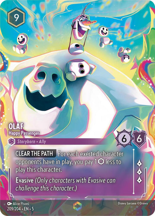 Olaf, Happy Passenger (0209) (Enchanted)  - Inkwash Foil