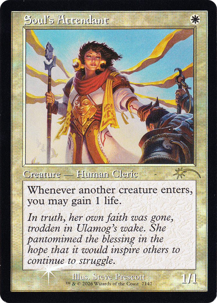 Soul's Attendant (7147) (Retro Frame) (SLD) - Foil