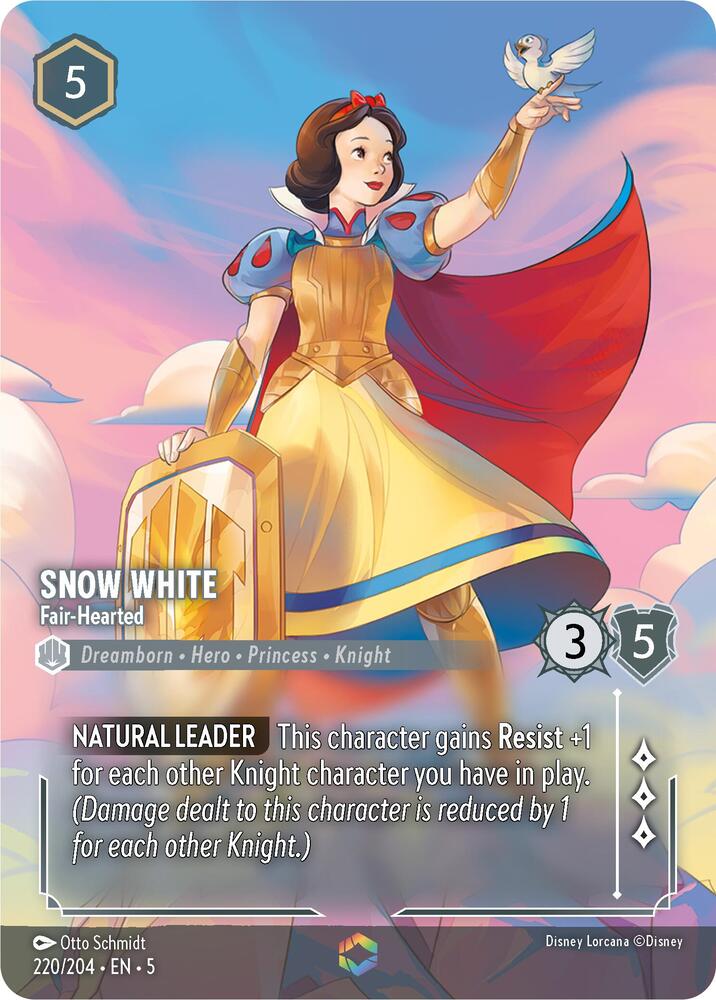 Snow White, Fair-Hearted (0220) (Enchanted)  - Inkwash Foil