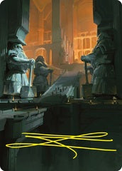 Mines of Moria (56/81) Art Card (ALTR) - Gold-Stamped Signature
