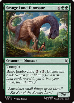 Savage Land Dinosaur (MSH)