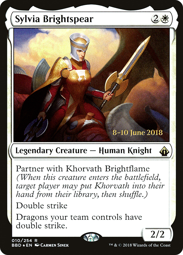 Sylvia Brightspear (010) (Date Stamped) - Foil