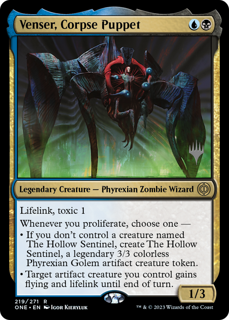 Venser, Corpse Puppet (219) (Promo Pack) - Foil