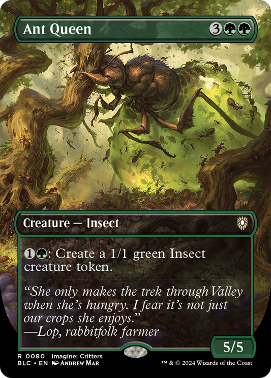 Ant Queen (0080) (Borderless) (Showcase) - Foil