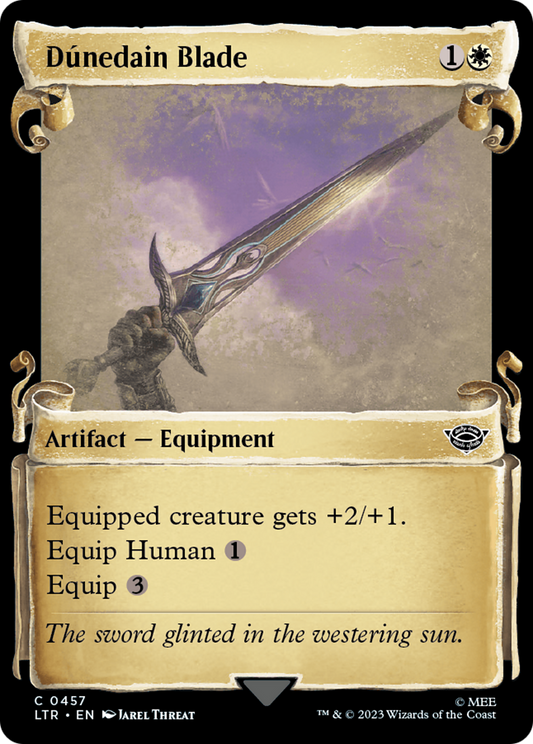 Dunedain Blade (0457) (Showcase) - Silver Foil