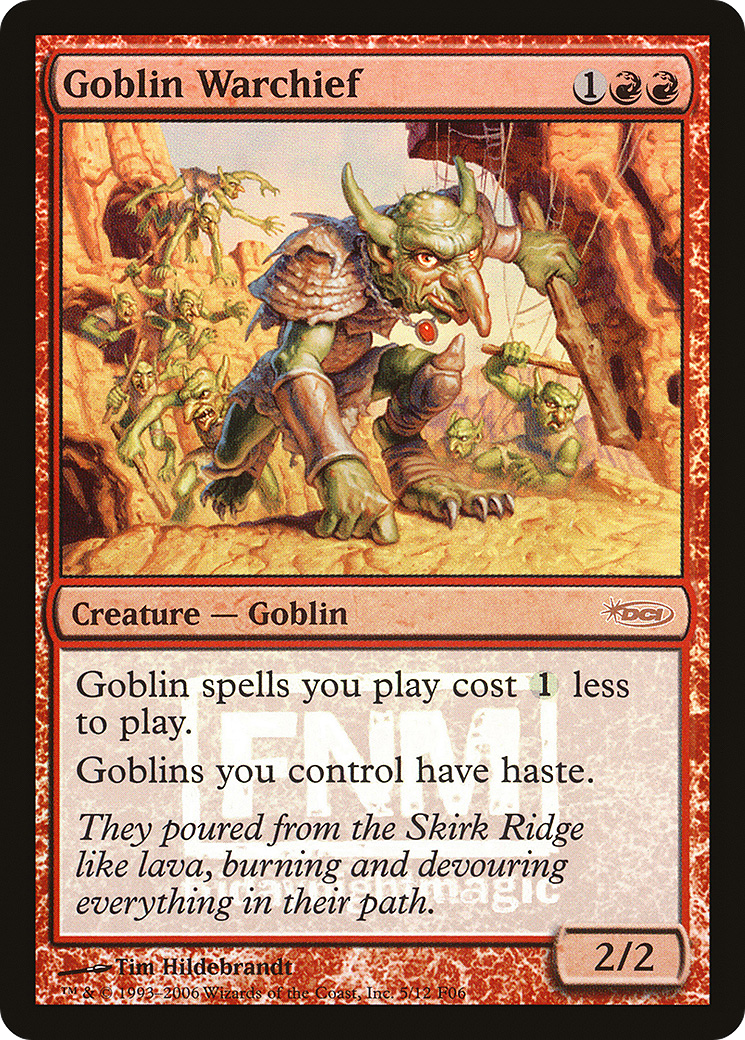 Goblin Warchief (005) (FNM) - Foil