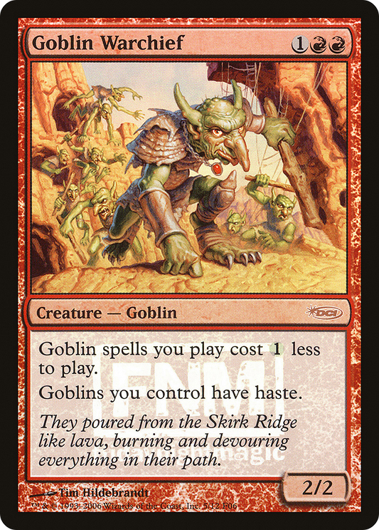 Goblin Warchief (005) (FNM) - Foil