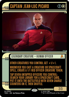 Captain Jean-Luc Picard (0363) (Showcase) (TRK) - Foil