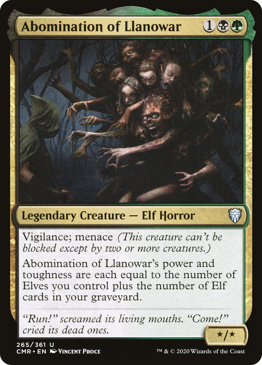 Abomination of Llanowar - Foil