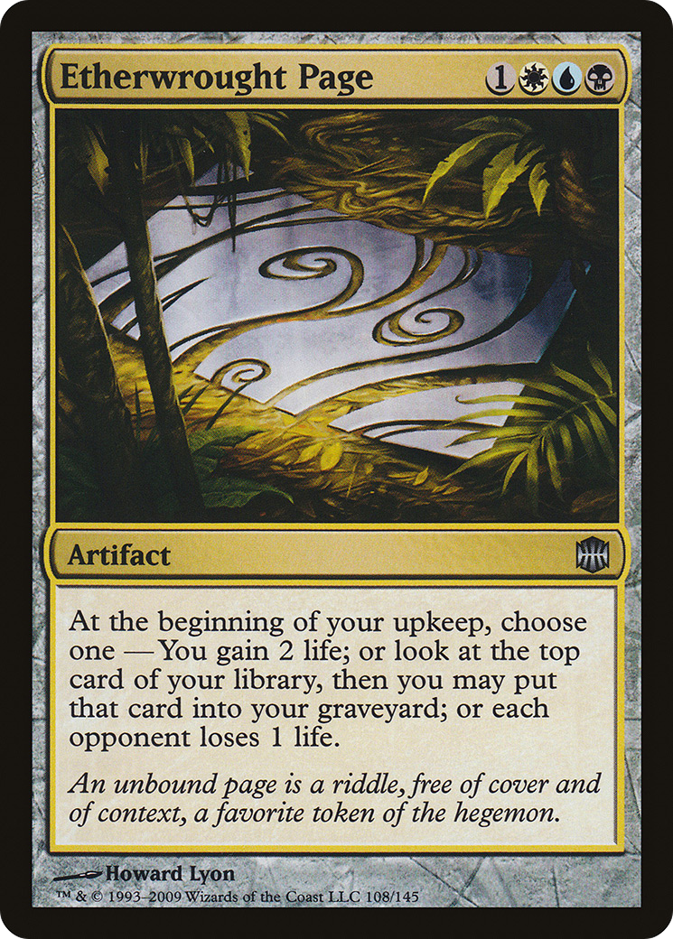 Etherwrought Page - Foil
