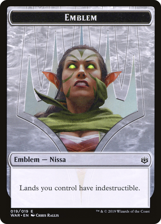 Nissa, Who Shakes the World Emblem (019)