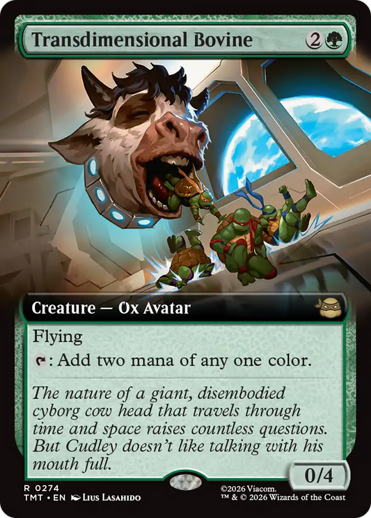 Transdimensional Bovine (0274) (Extended Art) (TMT) - Foil