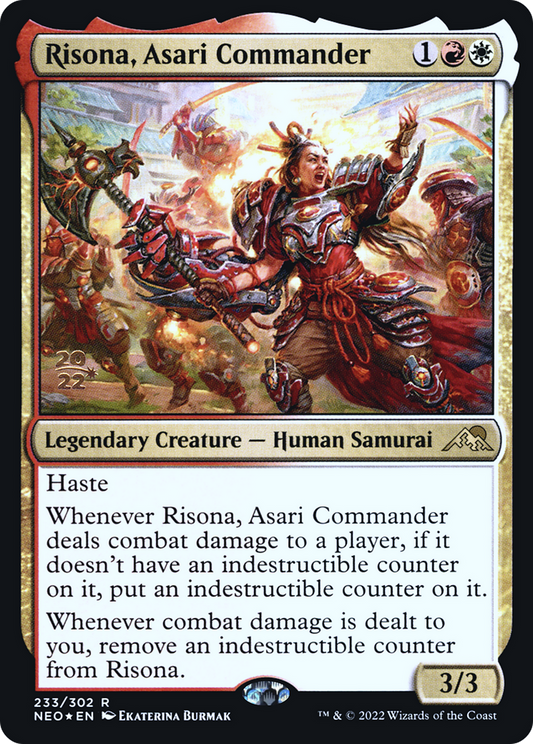 Risona, Asari Commander (233) (Prerelease) - Foil