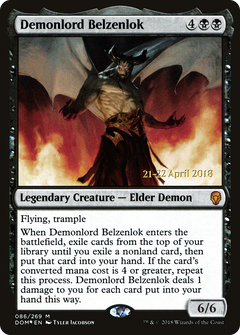 Demonlord Belzenlok (086) (Prerelease) - Foil