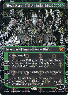 Nissa, Ascended Animist (454) (Borderless) - Compleat Foil