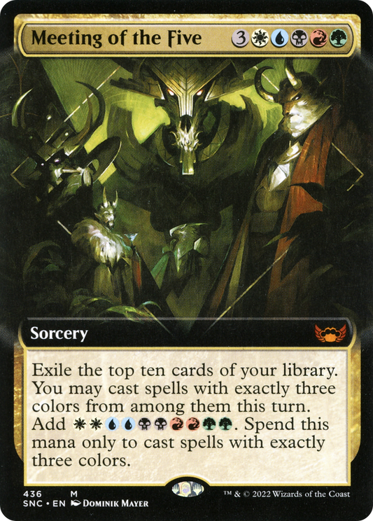 Meeting of the Five (436) (Extended Art) - Foil