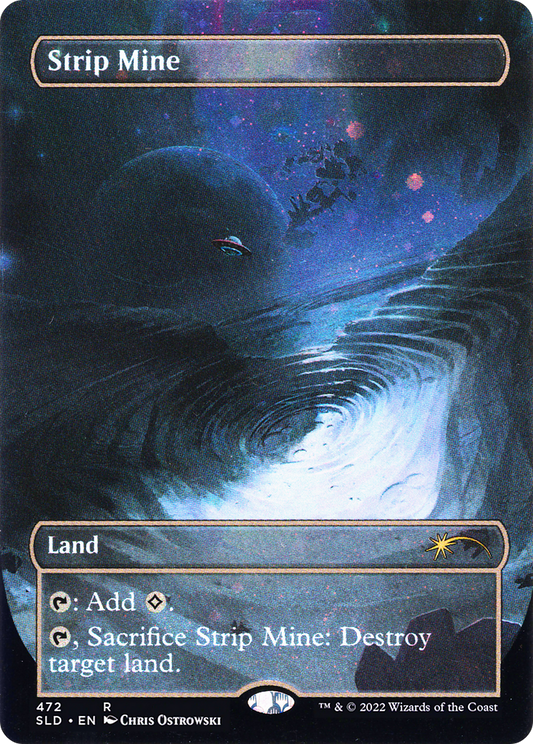 Strip Mine (472) (Borderless) - Galaxy Foil
