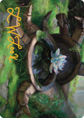 Timeless Lotus (57/81) Art Card (ADMU) - Gold-Stamped Signature