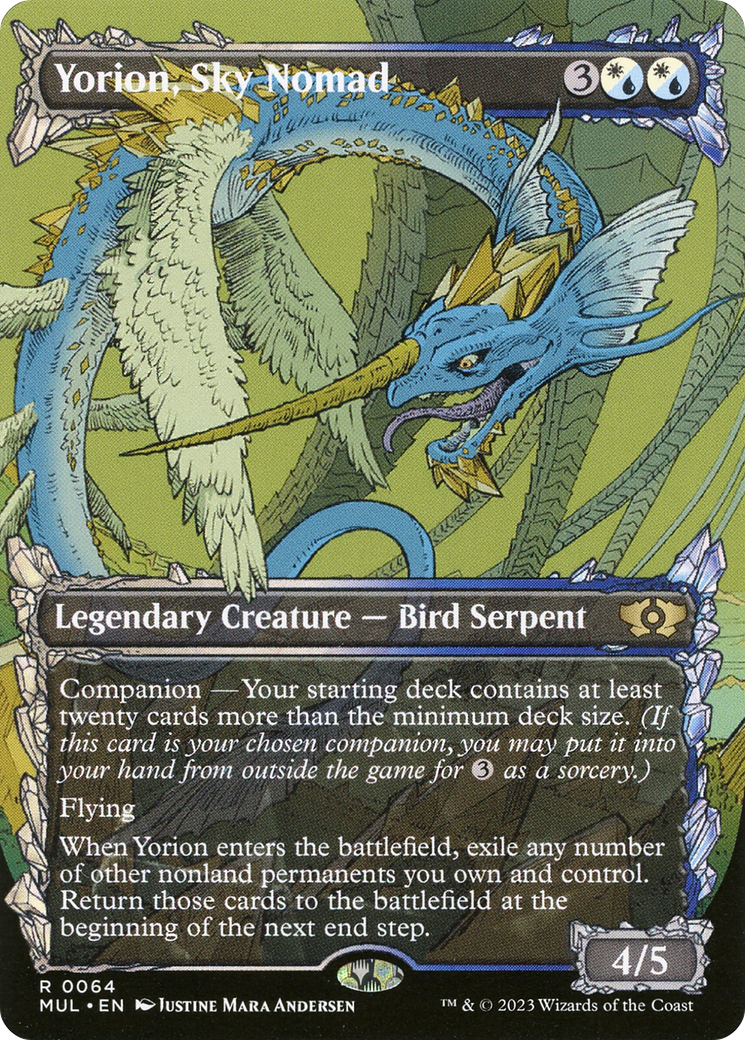 Yorion, Sky Nomad (0064) (Borderless) (Showcase)