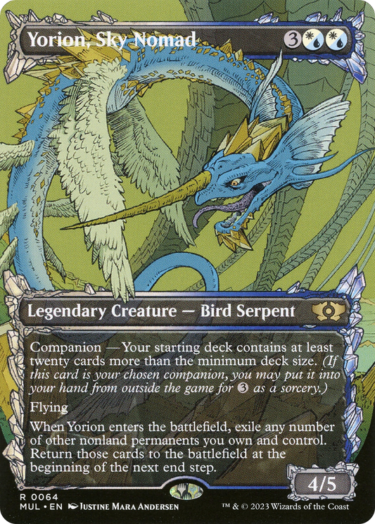 Yorion, Sky Nomad (0064) (Borderless) (Showcase)